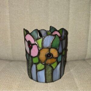 Stained Glass Candle Shade